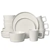 Poignée de tasse carrée blanche 2-16 pièces