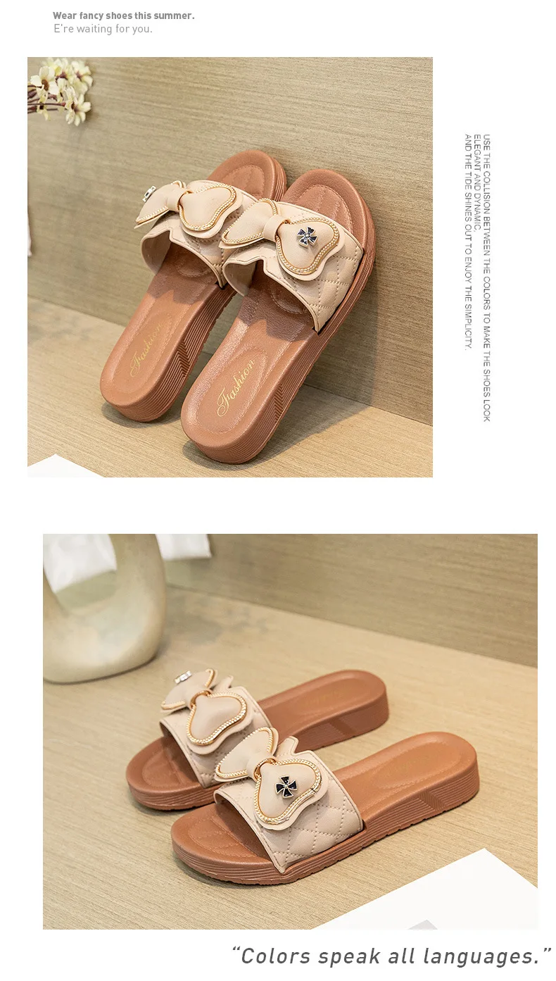 New Fashion Ladies Summer Slippers Non Slip Casual Outwear Beach Shoes