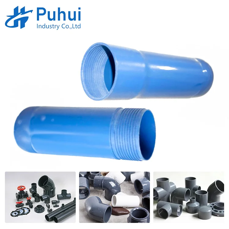 Water Supply Pvc Plastic Well Water Casing White Borehole Pipe Pvc ...