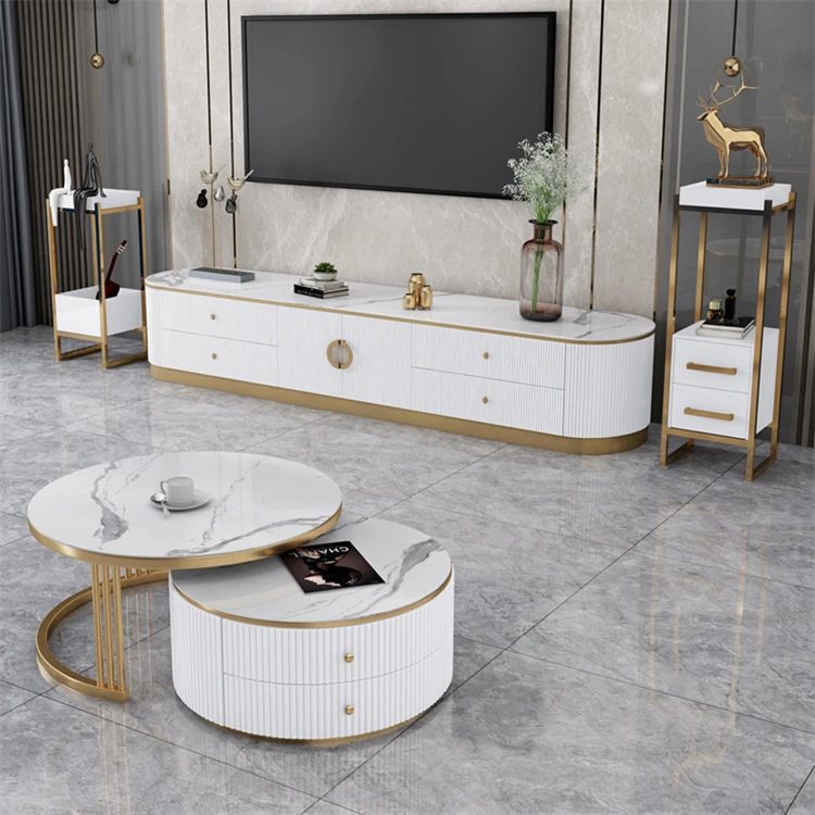 Other Living Room Furniture Latest Design Luxury Tv Stand And Coffee Table Set Tv Stand Modern