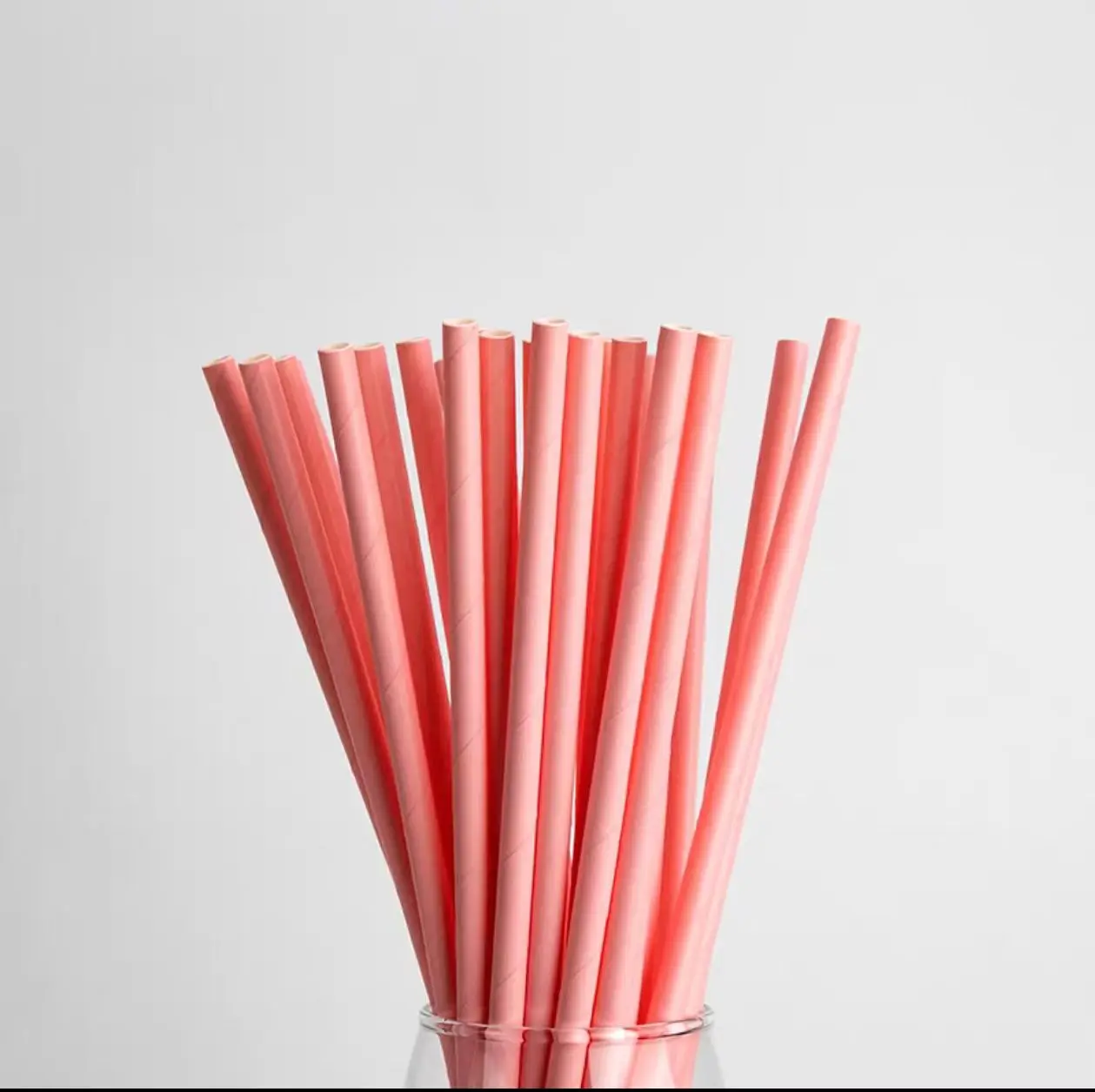 Eco friendly disposable kraft paper straw biodegradable bubble tea paper straw Individually wrapped paper drinking straws