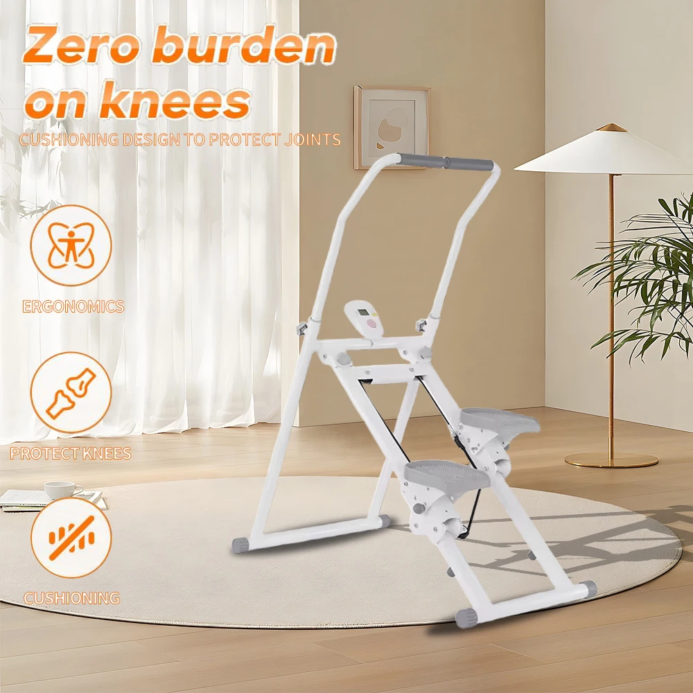 Portable Foldable Multifunctional Fitness Climbing Machine Stair Stepper Exercise Equipment Trainer