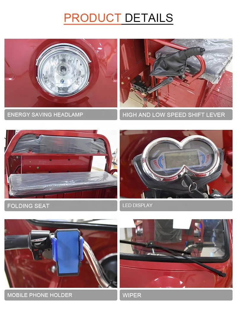 
 Новый Тип Электрический грузовой трехколесный велосипед 60V1000W дисковые тормоза электрические трехколесные велосипеды Популярные в Турции  