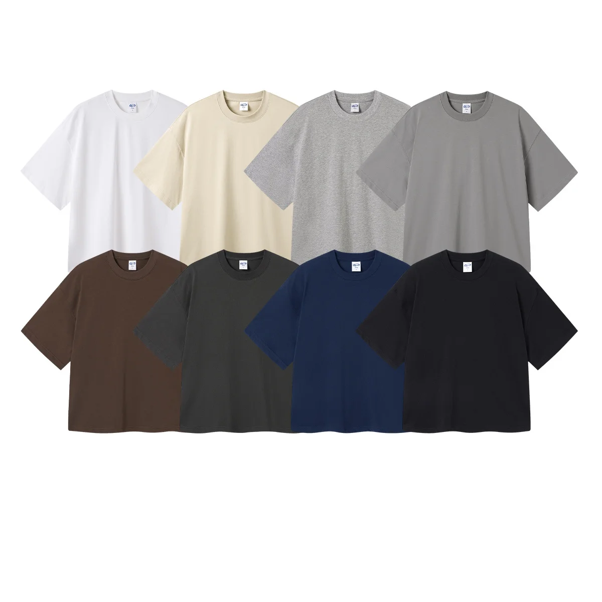 Wholesale clothing 100% Cotton 275g Heavyweight Boxy Fit Men's Loose streetwear T-Shirt unisex t shirt custom print