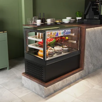 120cm air Cooling Cake Cabinet Commercial Cake Display Cooler Cabinet for Gelato Cakes and Bakery Display