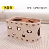 Felt cat scratching post and cat bed - off-white