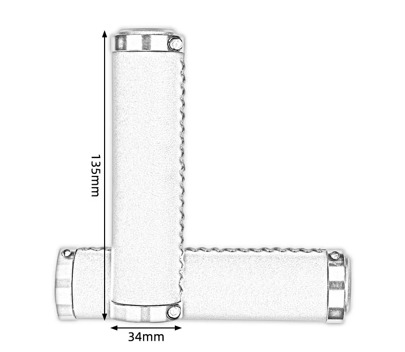Yinhing – Poignées De Guidon En PU Cuir Cousu Main, 22 Mm, Pour Beach Cruiser Et VTT (lot De 2)