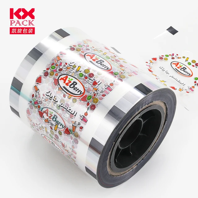 Factory Direct Plastic Film Custom Printed Bubble Tea Cup Sealing Film ...