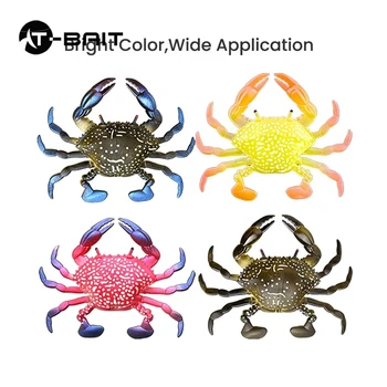 Bionic Soft Crab Bait Freshwater Saltwater 8Cm/10G Floating Stream Fishing Lures Artificial Seabass Wobbler Isca – Soft Lure – view 5