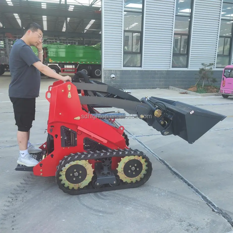 Компактный мини-погрузчик с бортовым поворотом 23hp, строительное оборудование с EPA для рынка США