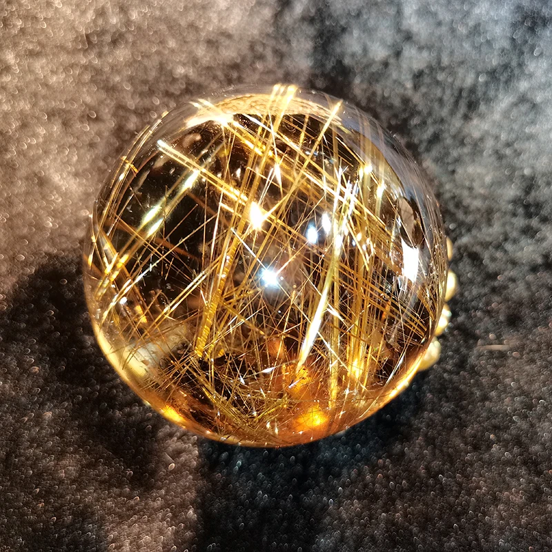 Wholesale Natural Rutile Rock Crystal Healing Gold Rutilated Quartz