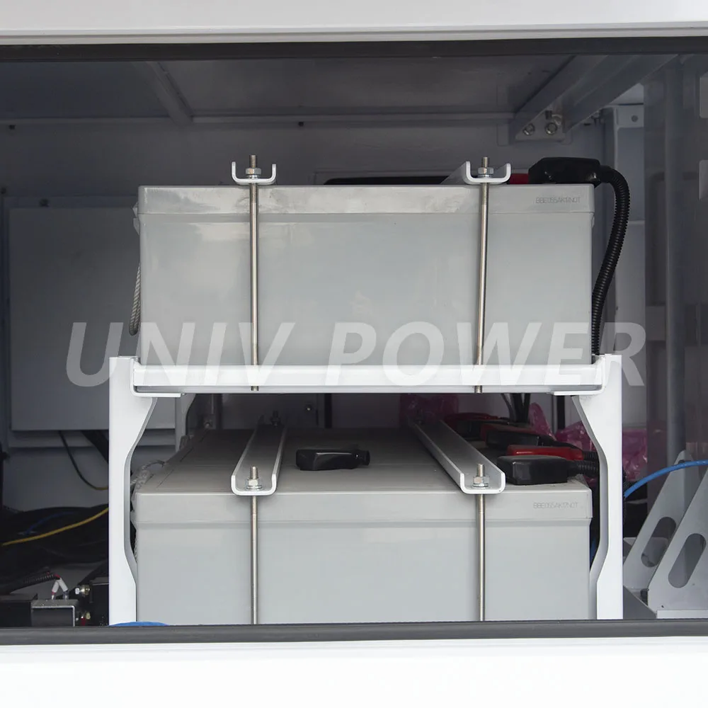 Solar Mobile Energy Storage Trailer with CCTV Camera Backup Power Solar Energy System