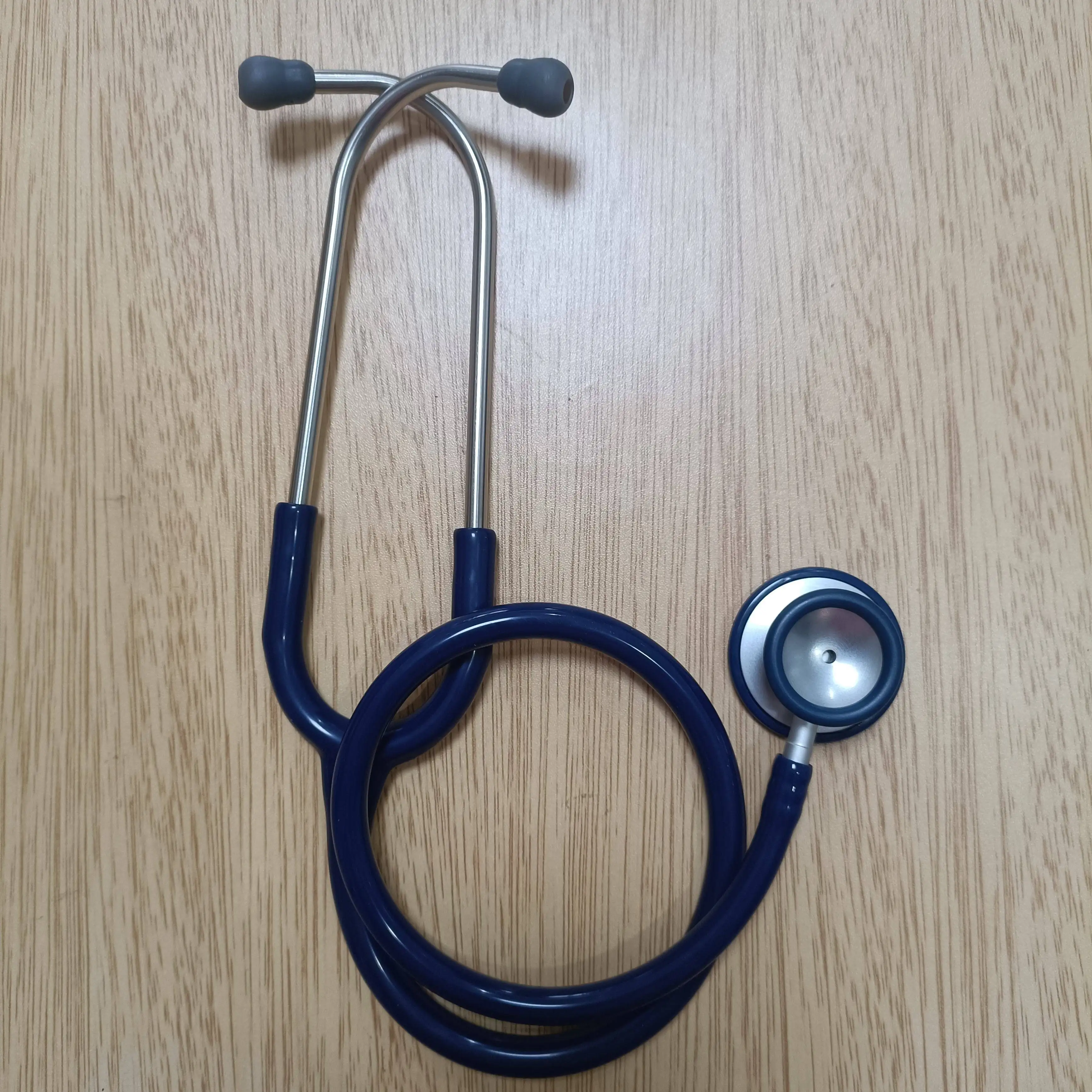 Medical Nylon Cuff Stethoscope Kits Manual Stethoscope Set Pen Light