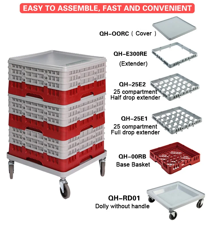 Dolly (without Handle) Of 9/16/20/25/36/49 Compartment Restaurant