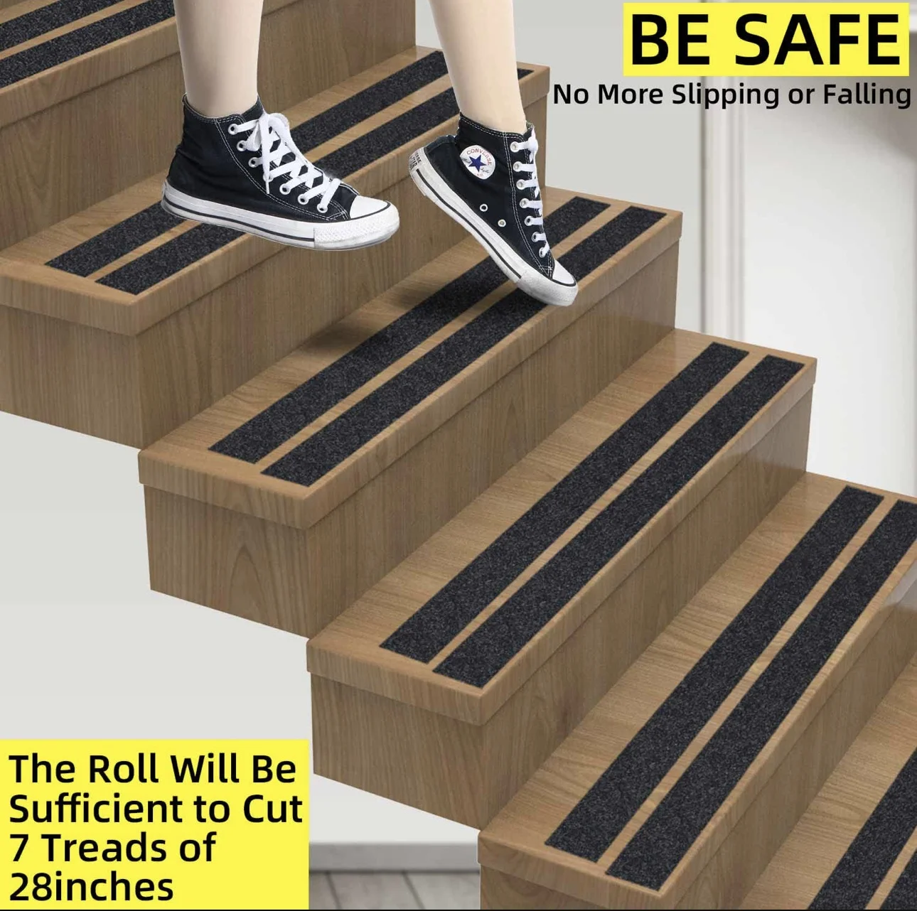 Luminous Anti-slip Tape Floor Non Skid Adhesive Stickers Glow Green Warning Light Anti Slip Traction Tape Waterproof Acrylic