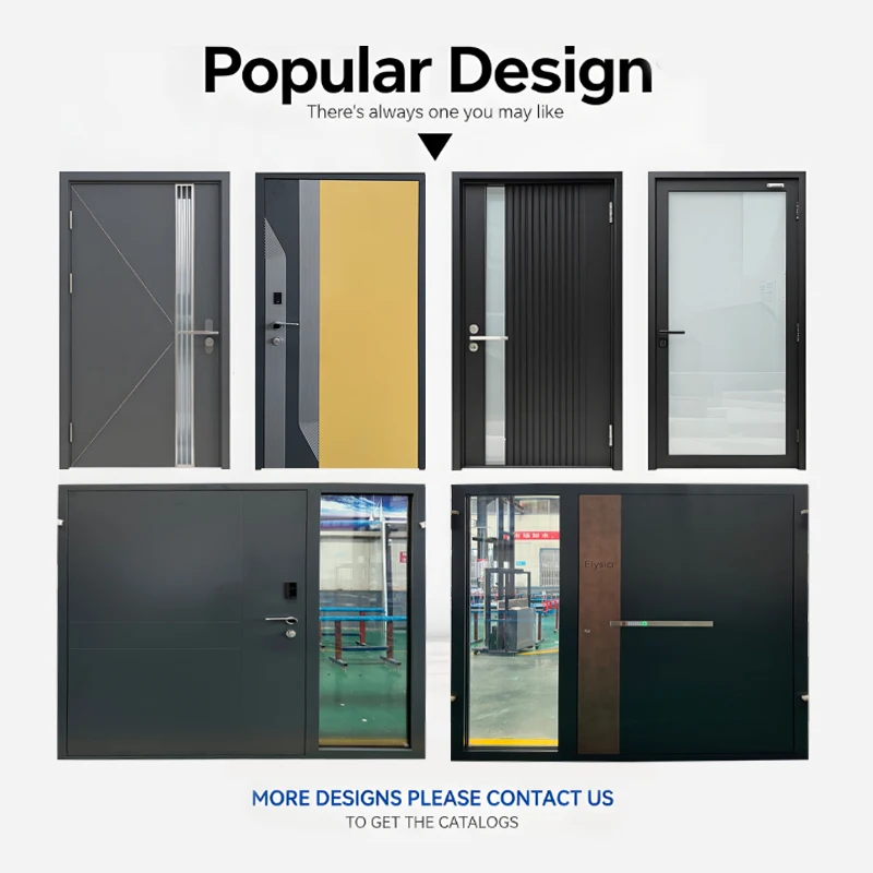 product modern american design house front pivot door large entrance modern entry door security doors for houses exterior-7
