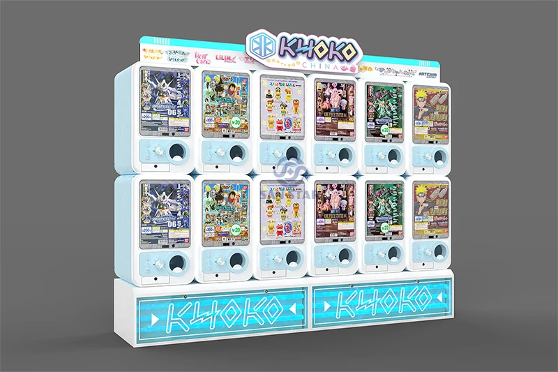 Japanese Gacha Vending Machine Prize Candy Automatic Coin Operated Mini Capsule Toy Gashapon Machines