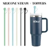 Silicone Straw + Toppers