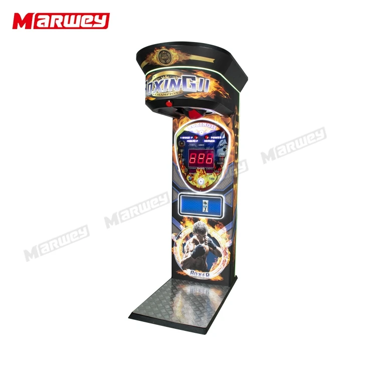 Custom Coin Operated Adults Sport Games Ultimate Big Punch Electronic Boxing Punching Machine Boxing Machine Arcade for Sale