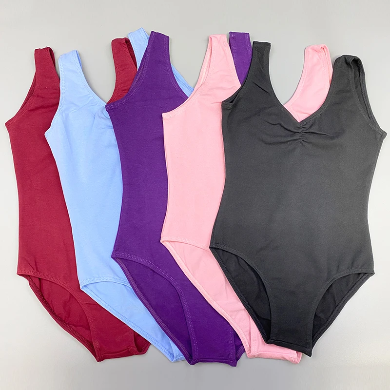 A8015 Wholesale Price Colorful Wide Strap Camisole Gymnastics Training ...