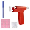 Pistola de oído rojo + 98Ear Stud + tapones para los oídos