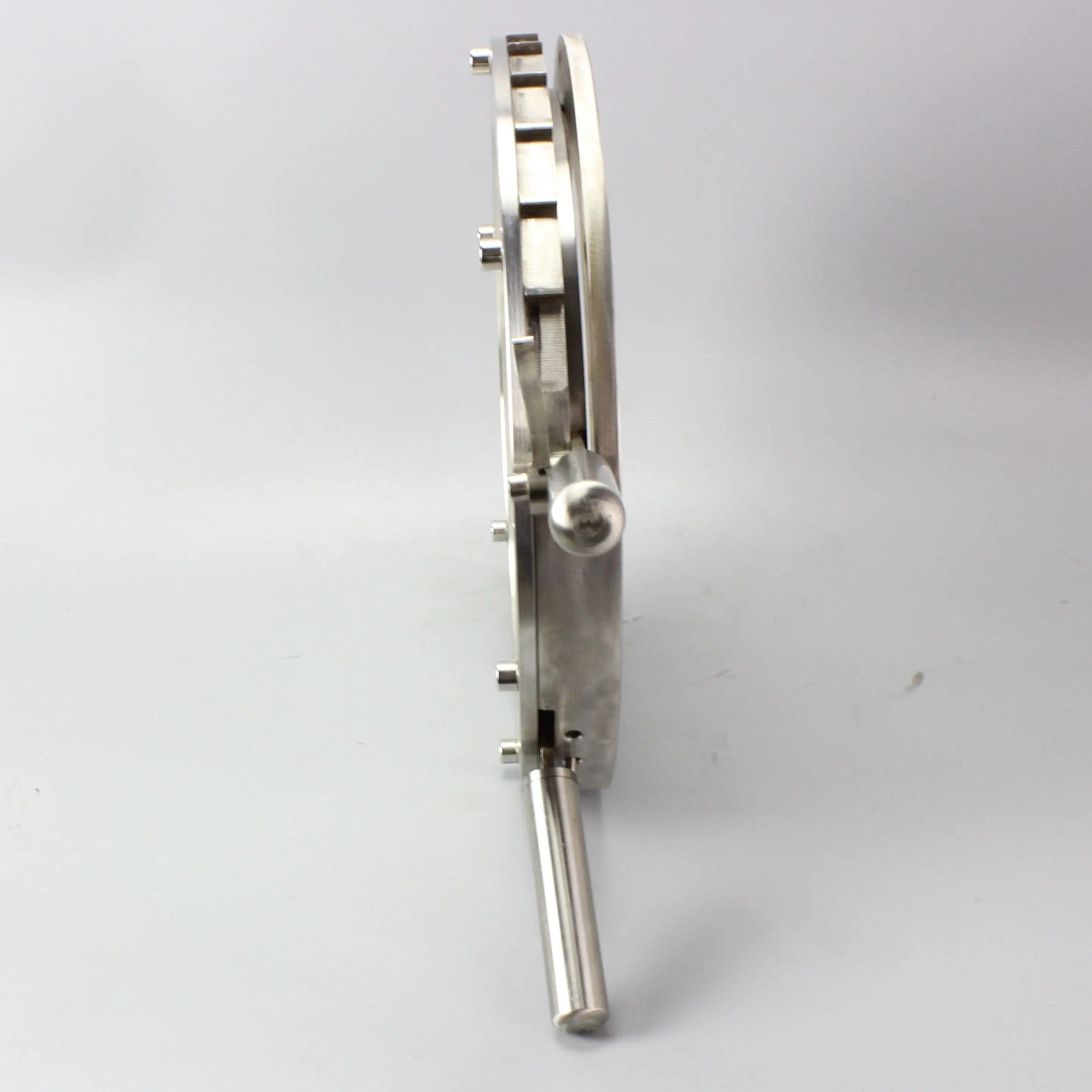 DN100 Iris Diaphragm Valve Double Diaphragm Structure OEM Stainless Steel Single Side Quick Mounting Joint