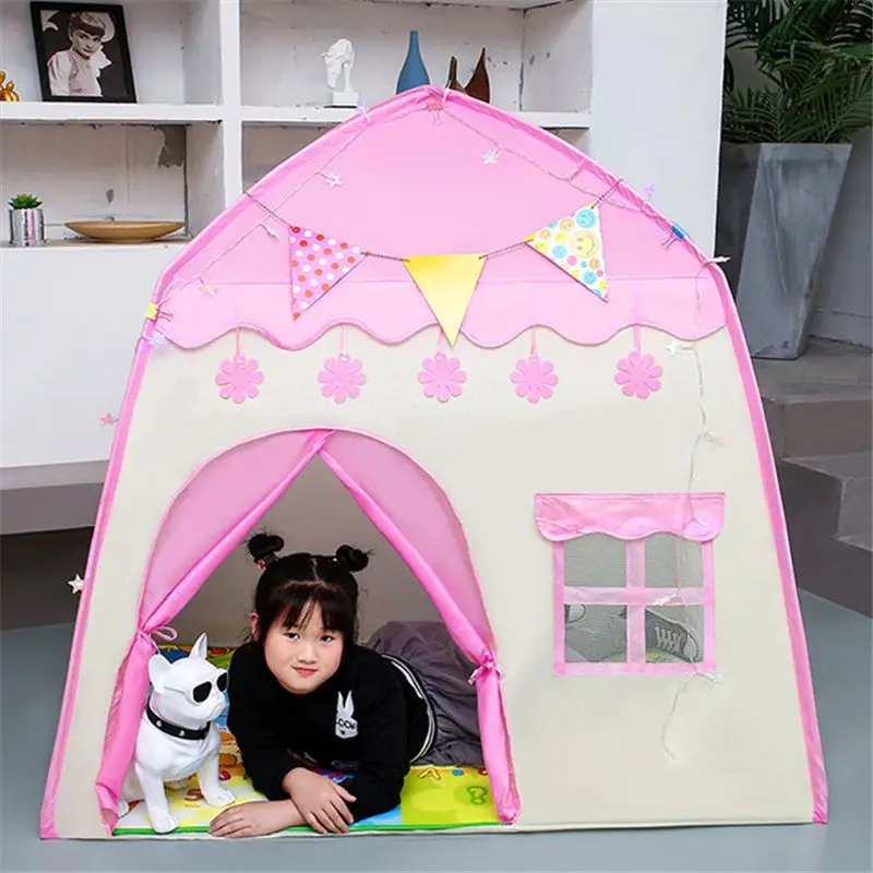 Cute Children Pink Tent House High Quality Play Pop Up Tent For Kids ...