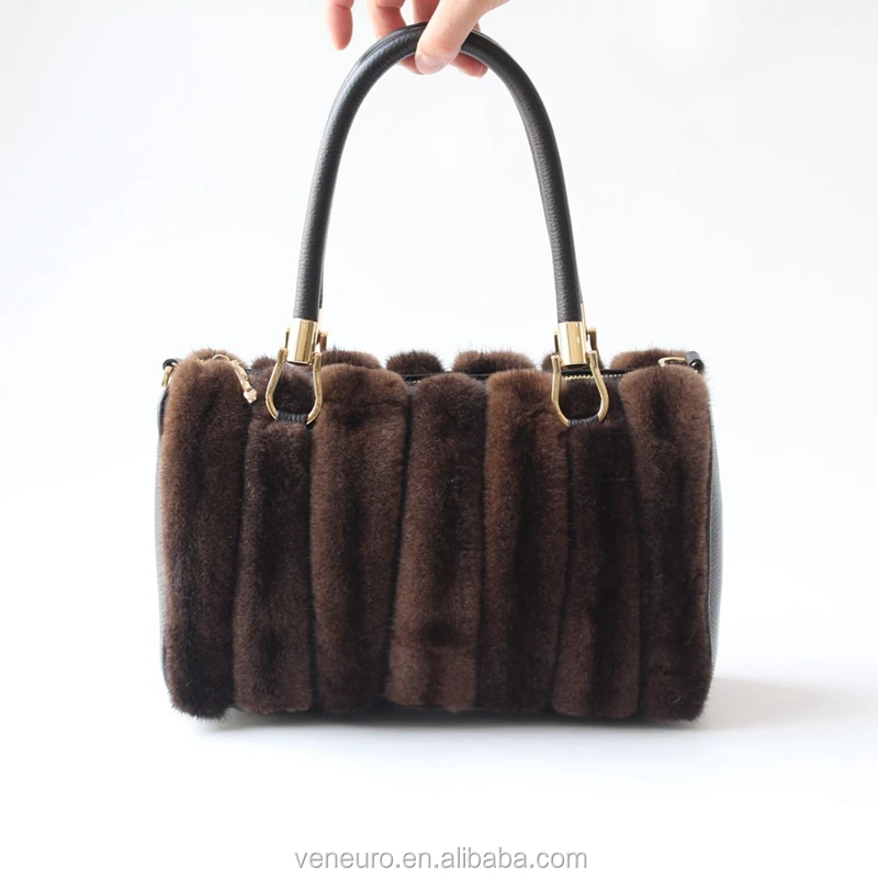 mink fur purses