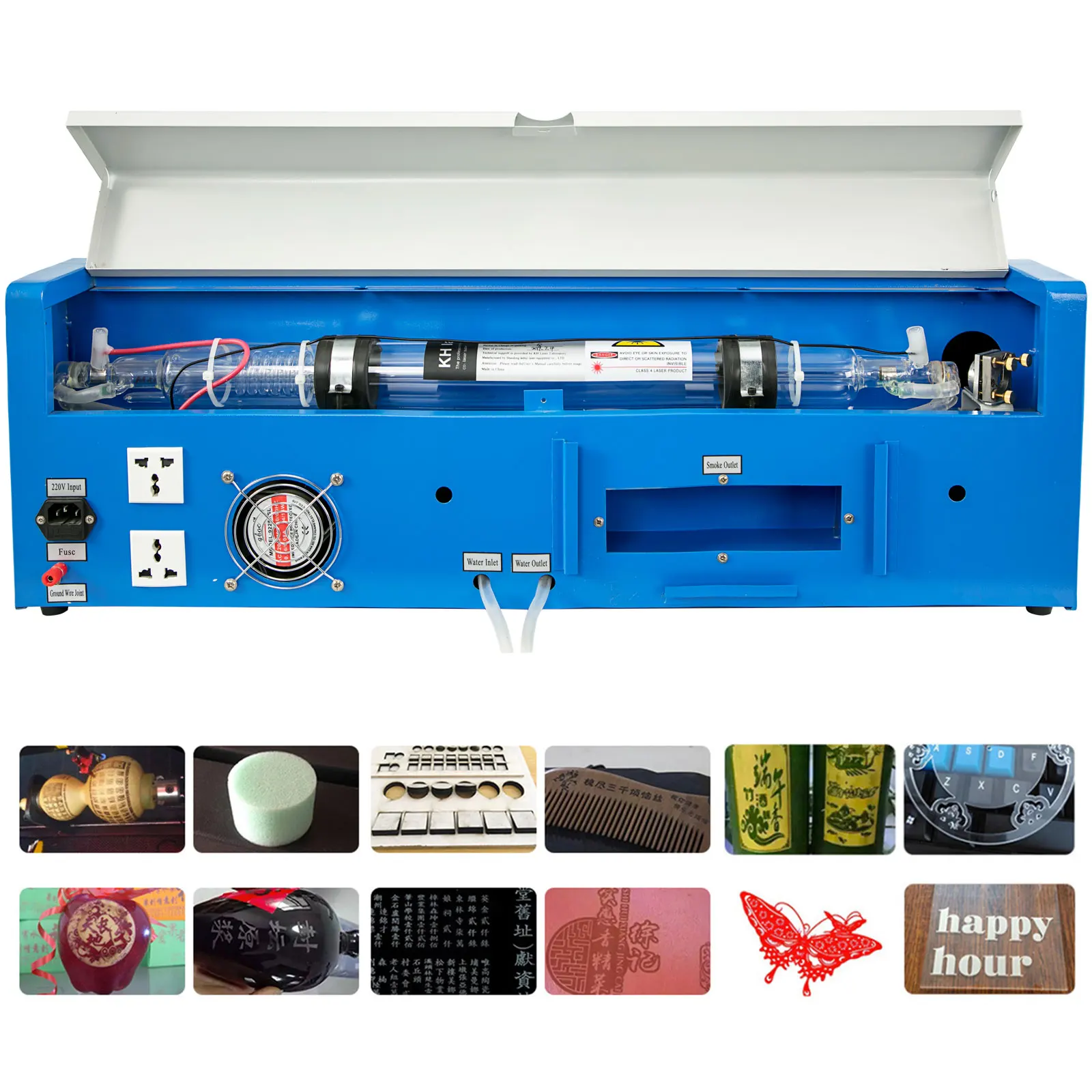 Mini K40 CO2 Laser Engraving Machine 40W - Versatile Cutter for