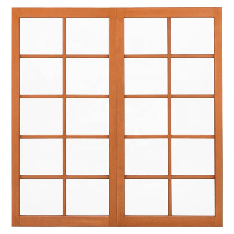 Sliding Wooden Window or Doors With Double Glazed Glass DJC12