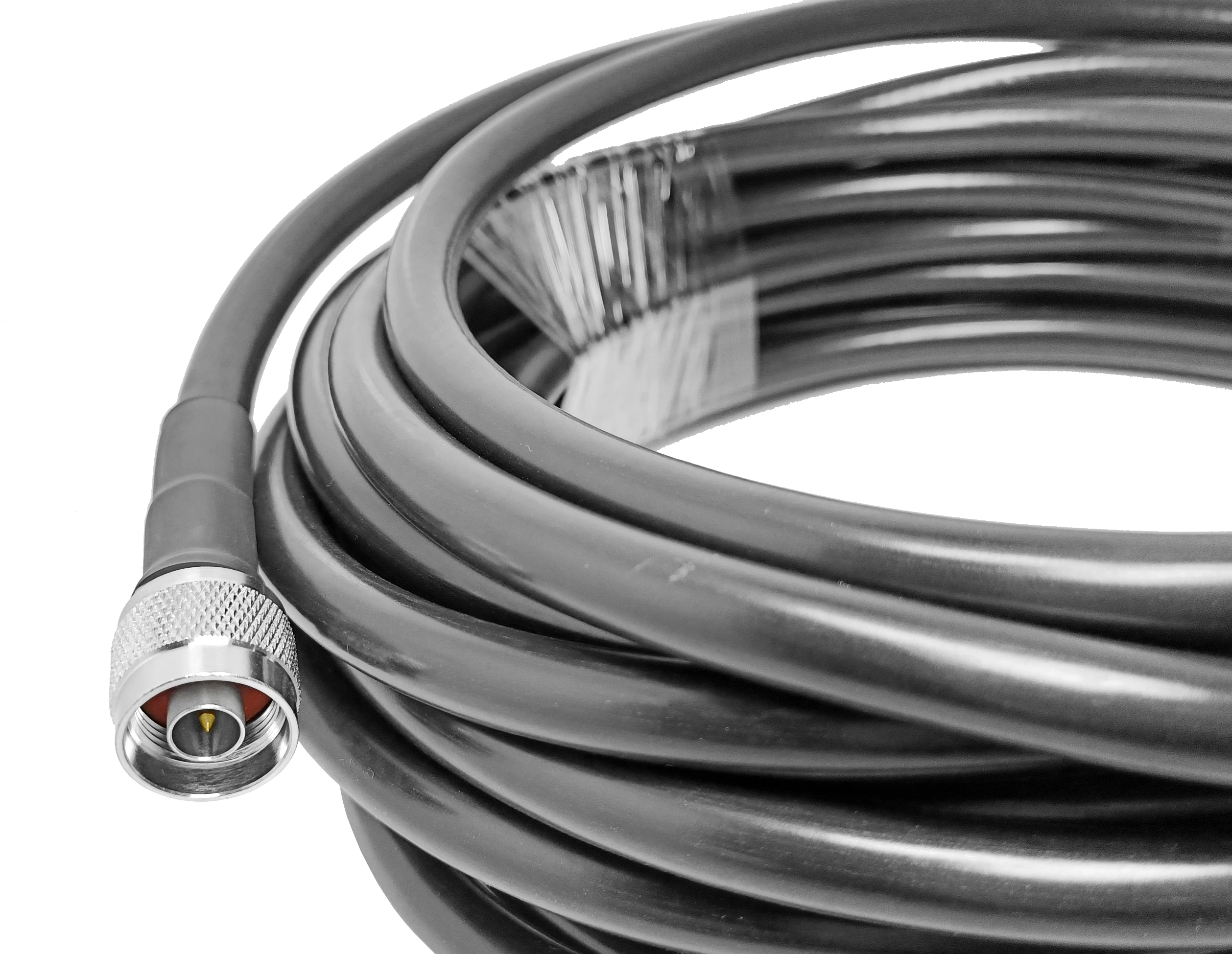 Factory Suppluy N Male  to N Male Plug Macho Rg8  RG8u  RG 8 Jumper Cable Assembly Pigtail  in Stock ROHS Antenna 1M
