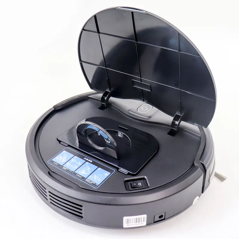 Hikins Vacuum Cleaner Rechargeable Robot Sweeping 2600mAh Battery Robotic Brooming Smart Automatic Home Vacuuming