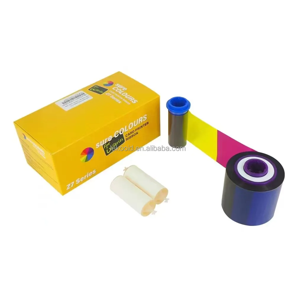 偉大な Compatible Zebra 250 - YMCKO - Ribbon Color 800077-740 クラフト・布製品