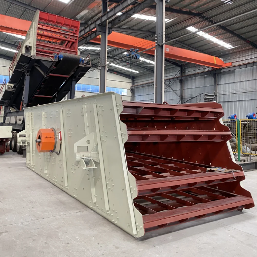 New Construction Stone Vibrator Aggregate Circular Vibrating Screen Steel Material Motor Engine Bearing Gear Gearbox Core