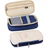 Bleu marine/beige