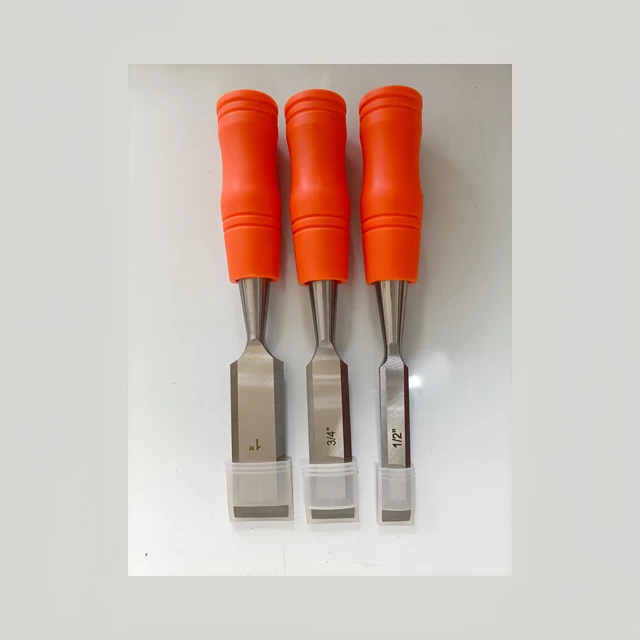 Forged Machine Polishing Professional 3pcs Wood  Chisels Set Carbon Steel  CRV Steel DIY Grade for Woodwork and Carving Knife