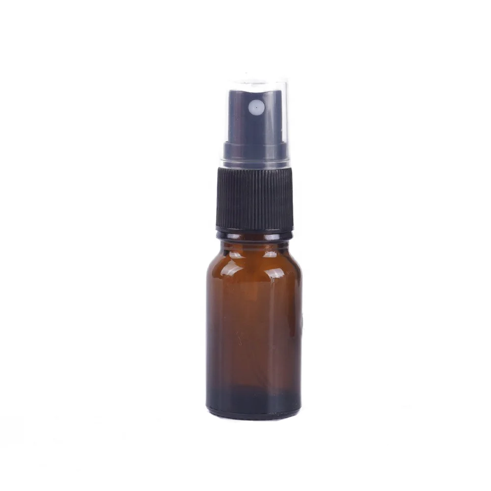 5ml 10ml walang laman na malinaw na amber spray glass bottle perfume sample atomizer para sa essential oil packaging