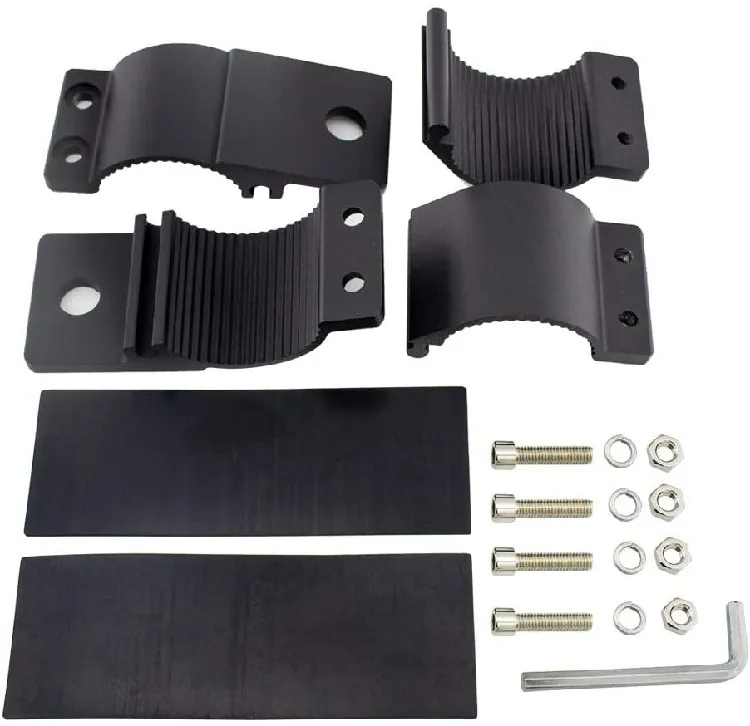 Universal Bull Bar Led Work Light Mounting Bracket Clamp For Car Crash