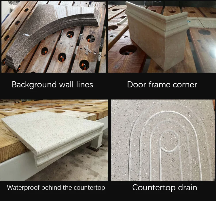 Stone Countertop Rage Bridge Cnc 4 Axis Bridge Saw Granite With Infrared Ray Head for Marble ...