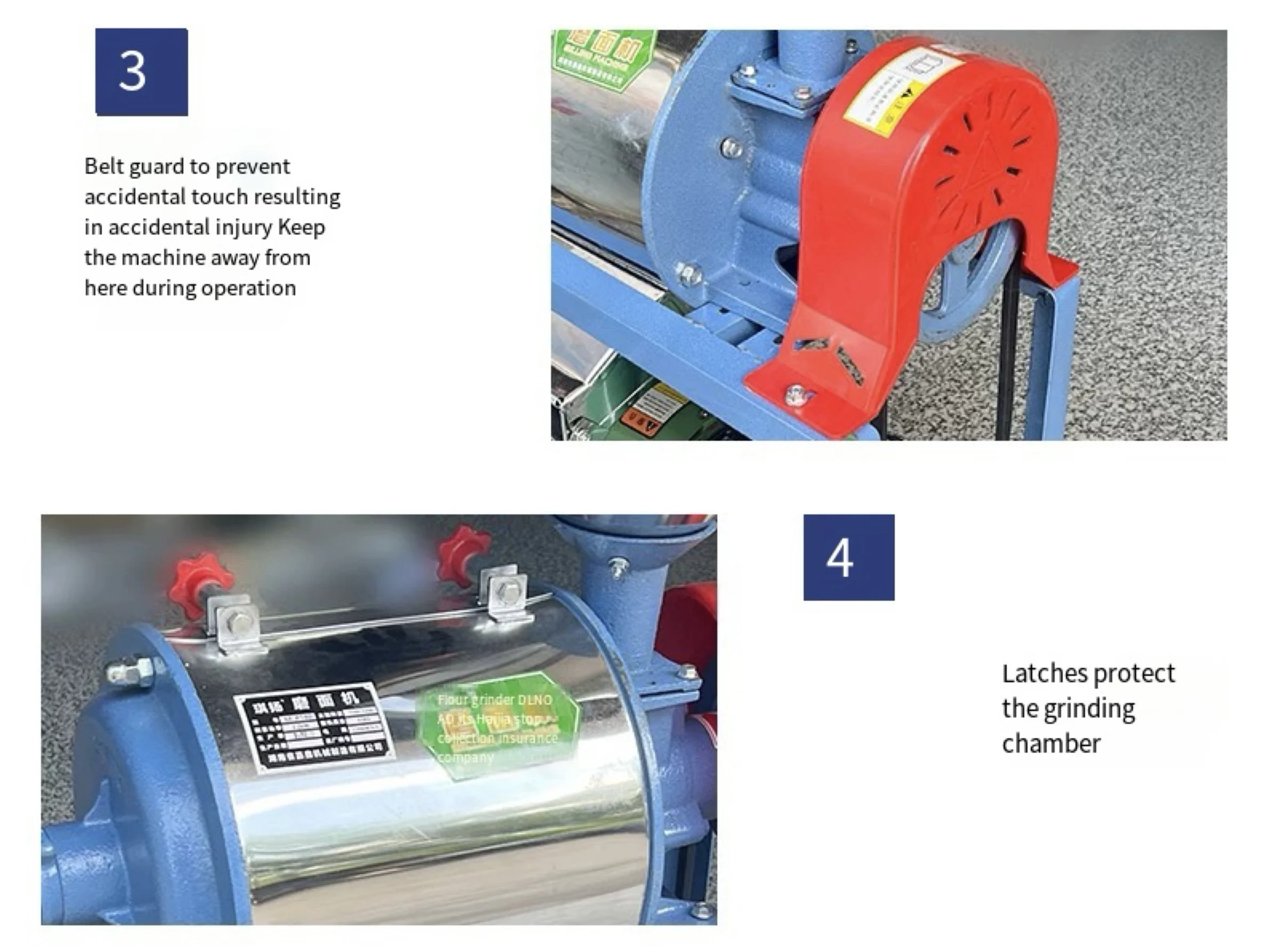 Small Automatic Household Flour Grinding Machine Wheat and Corn Cereal Bran Separator Used Plant Mill