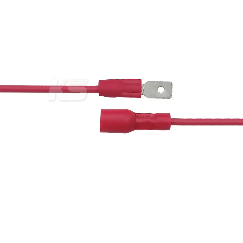 187 nylon fully insulated female crimp spade terminals faston male 4.8mm female spade crimp terminal connector wire harness