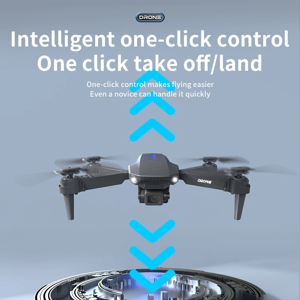 High Quality 2025 E88 Pro Drone E525 With Camera 4k HD Wide Angle Drone Real Time Transmission Beginner Foldable Mini E88 Drones