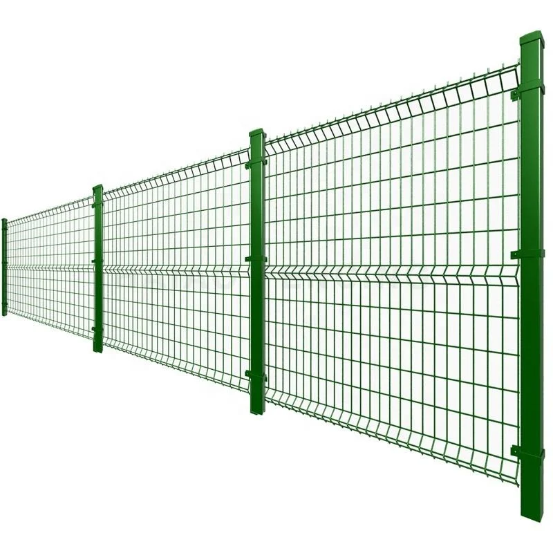 3D Security Powder Coated/PVC Coated Galvanized Construction Steel Iron Welded Bending Wire Mesh Panel Security Fence