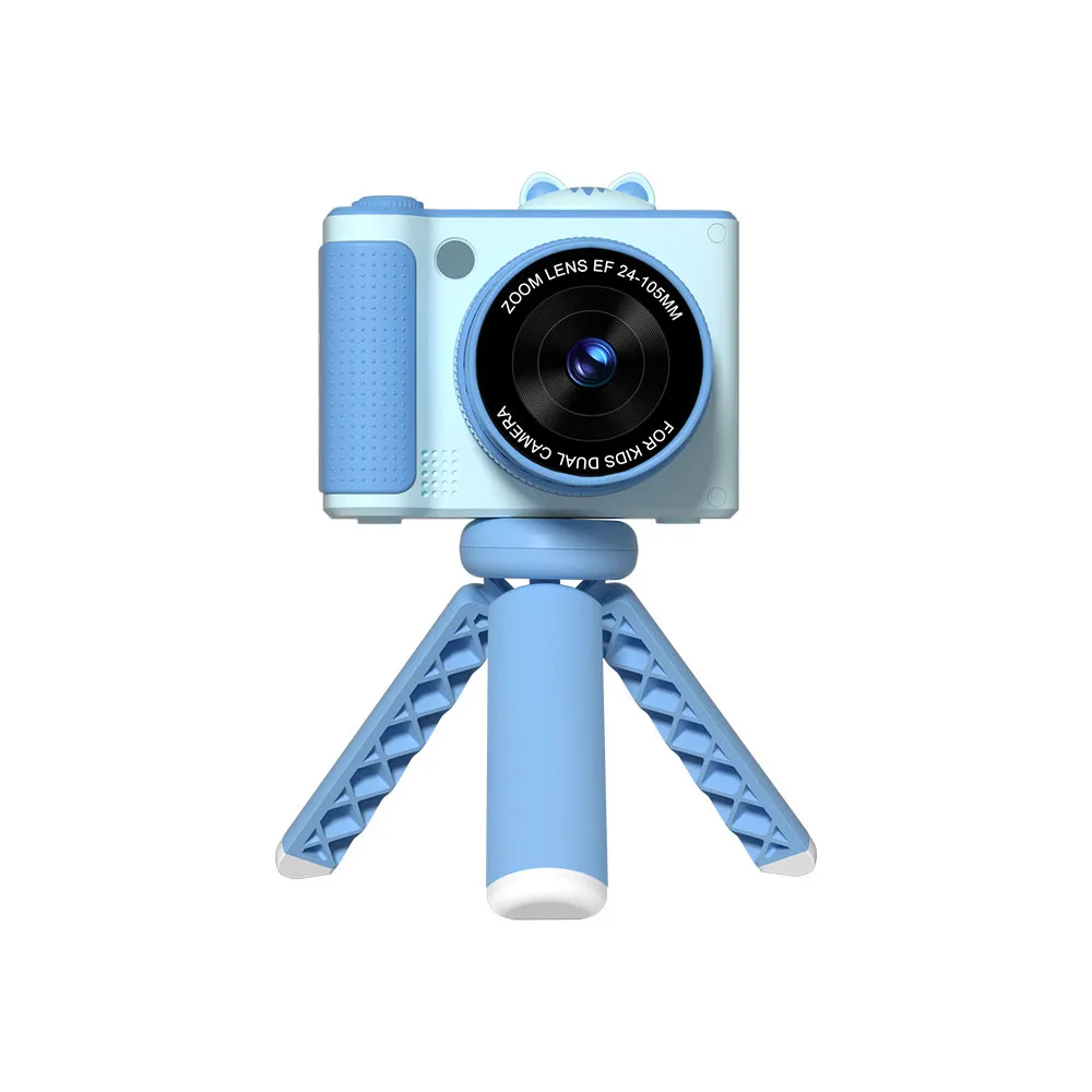 Hot Selling HD Dual Lens Digital Zoom Mini Kids Camera Compact Photography Toy Gift Children Daily Use Travel School