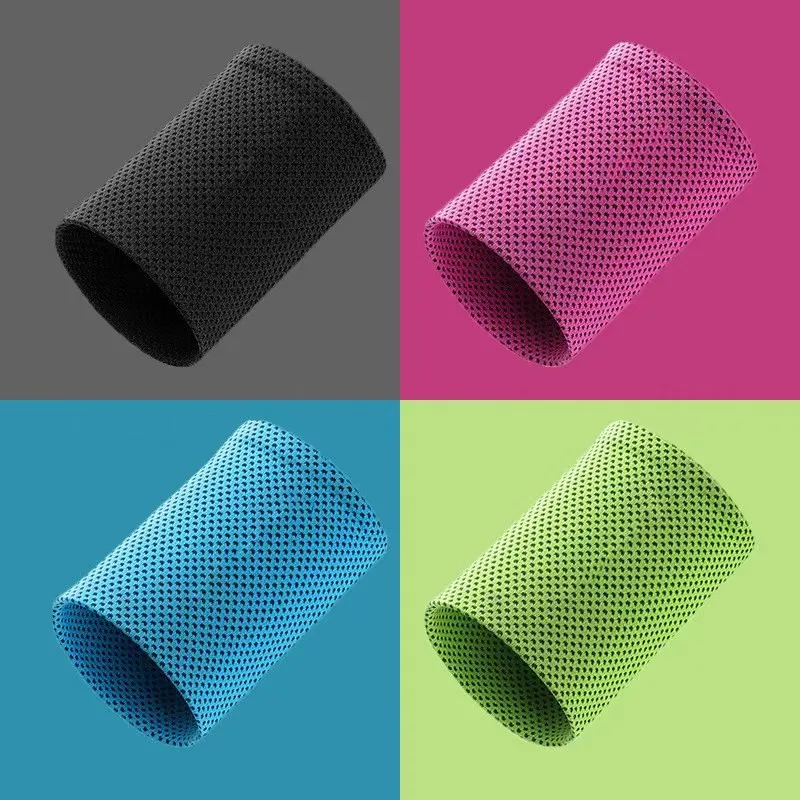 Customized Sweat-Absorbing Towel Wristband for Sports Running & Fitness Yoga Cold-Sensation Breathable Wrist Protection preview 2