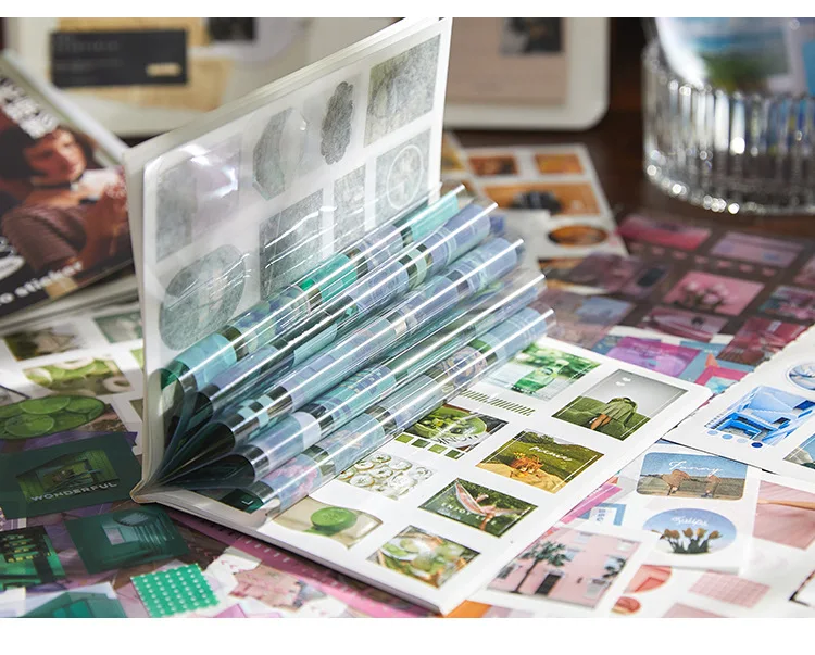 Mag Sticker 20 Sheets/bag,Magazine Material Stickers,Original Style,Letter Series ...