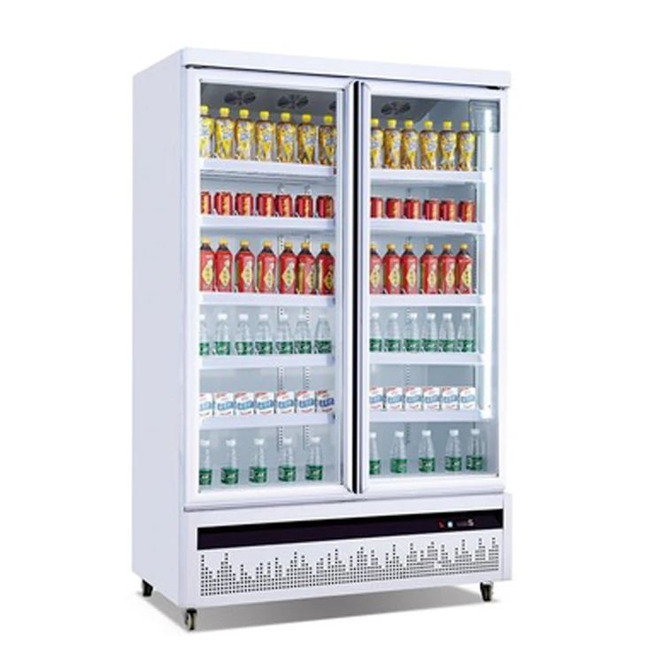 Commercial Glass Doors Drink Display Refrigerator Supermarket Freezer ...