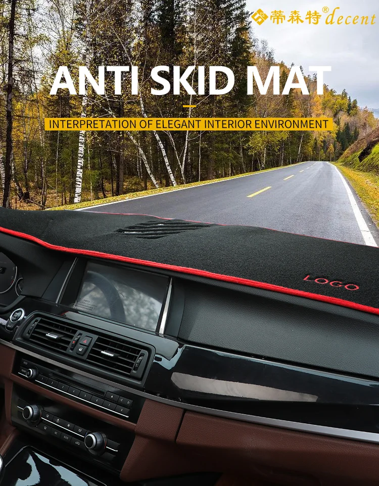 Contemporary Style Dashboard Mat Cover Fabric Multiple Specifications