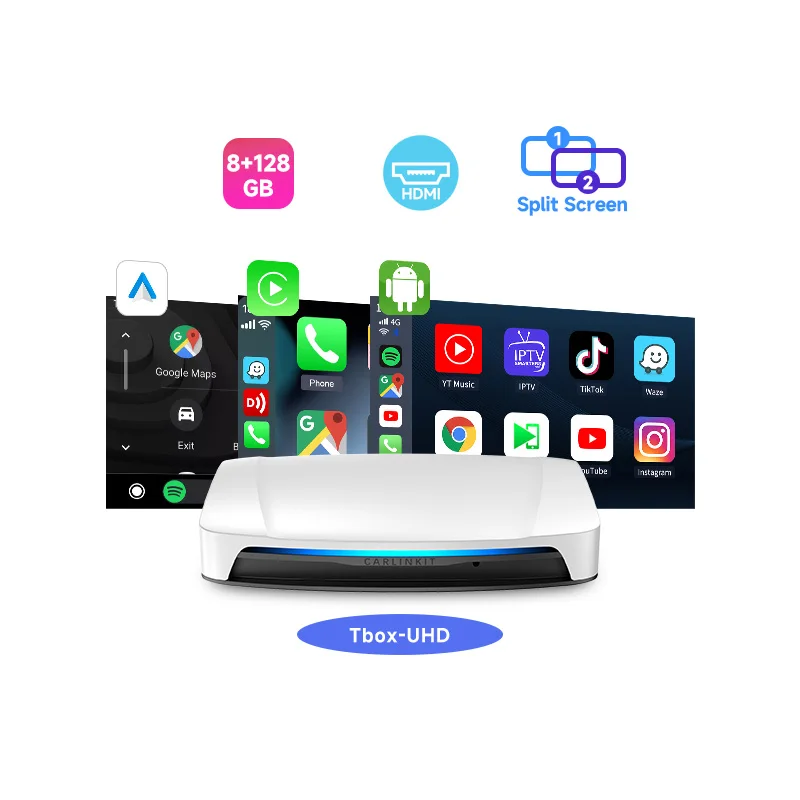 Carlinkit Tbox Uhd Hdmi Usb Android 13 Sdm660 8G 128Gb