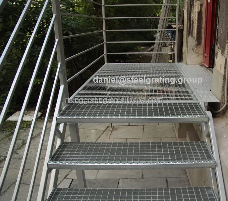 Anti-slip Steel Grating Stair Treads Strip Tape Abrasive Nosing - Buy ...